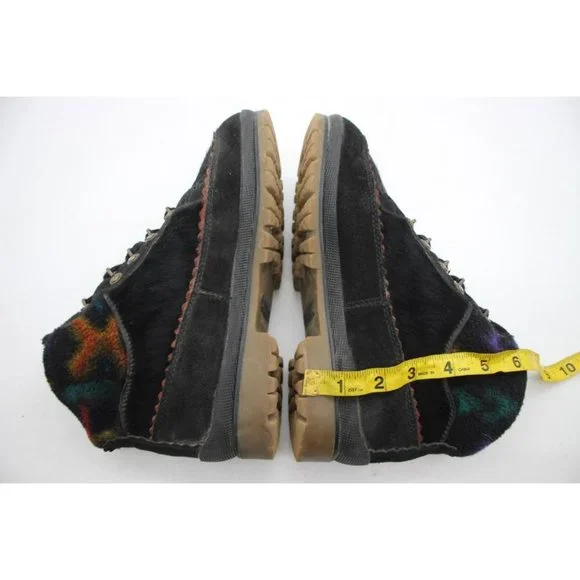 Tecnica Black Ankle Boots with Colorful Pattern - Picture 6 of 9